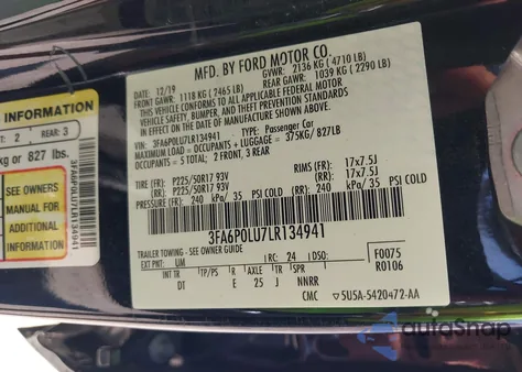 2016 Ford Fusion Titanium from USA, damaged, VIN 3FA6P0K99GR136385